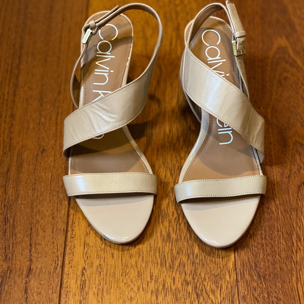 Calvin Klein Nude Sandals
